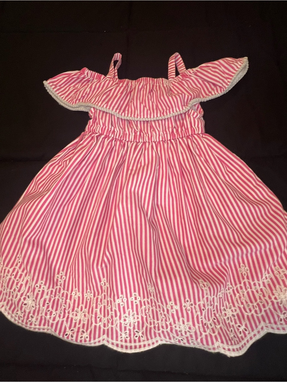Bundle (2) Toddler Girls Striped Sundresses, Both with Matching Panties - Picture 10 of 16